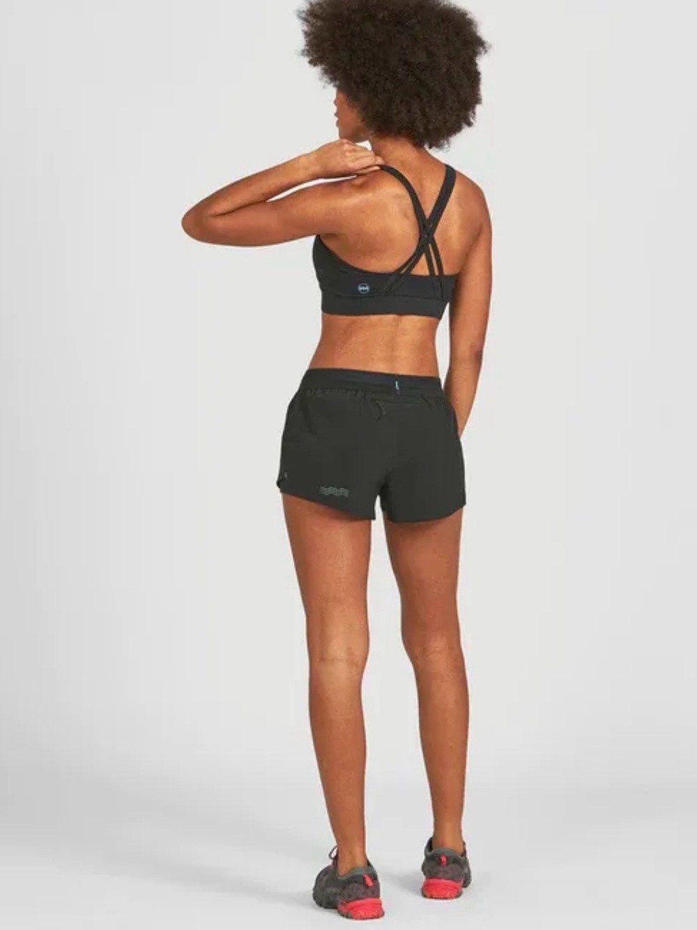Women's Janji 3” AFO Middle Shorts (Midnight with Blue liner)